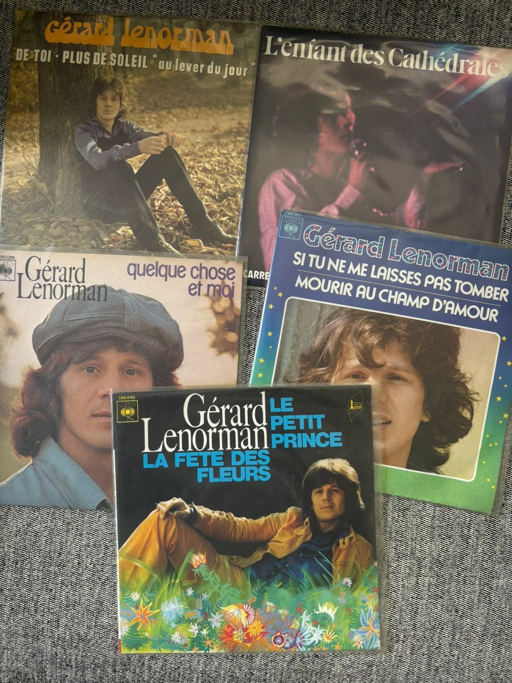 Schallplatten: 5xGerard Lenorman Singles – Gebraucht aus Zofingen von Bigron