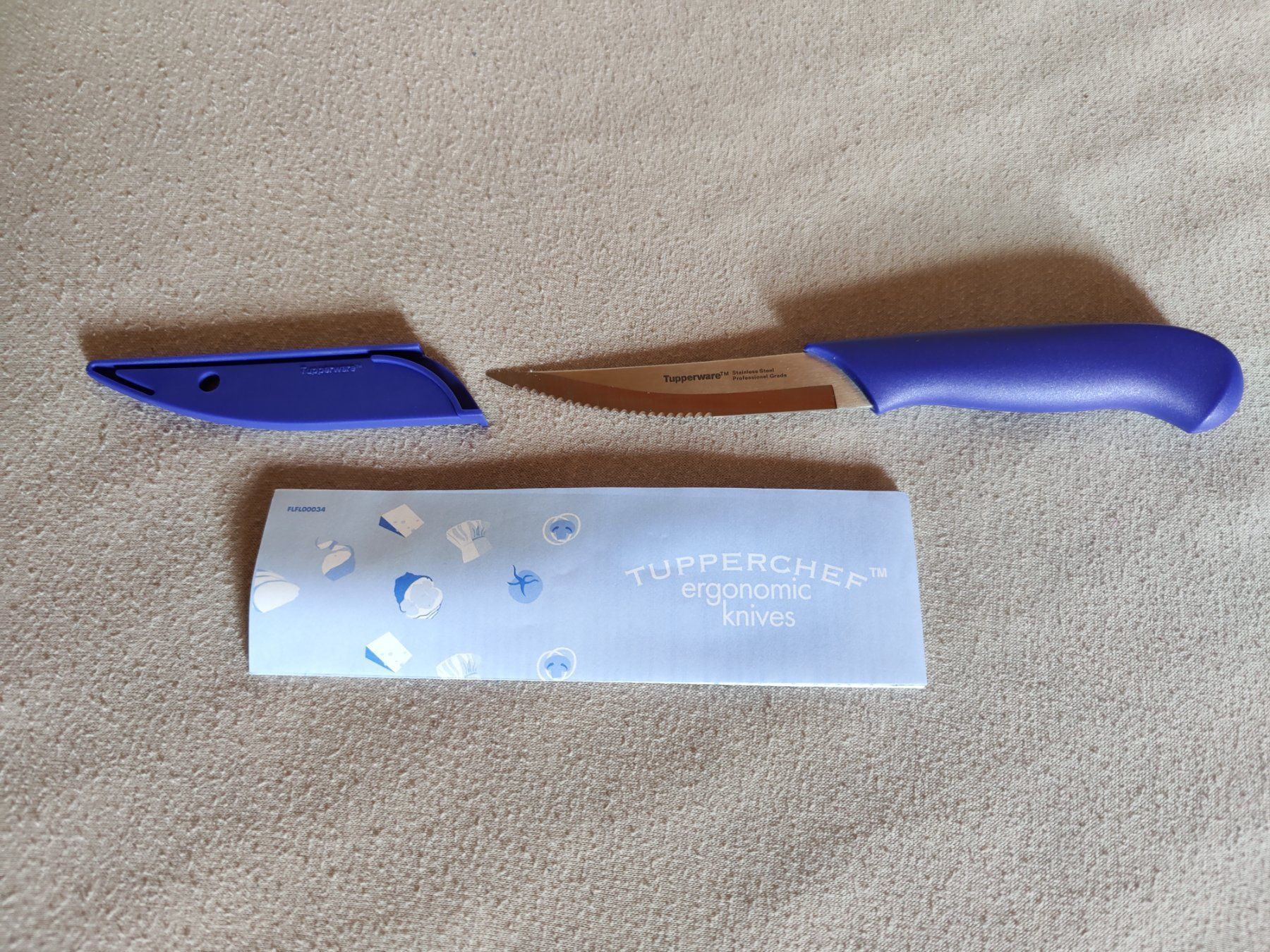 Tupperware Küchenmesser: Tupperware - Tupperchef ergonomisches Messer – Neu und originalverpackt aus Langnau am Albis von rdenzel