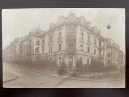 ZÜRICH FOTOKARTE n. USA! STREULISTRASSE Hirslanden/Weinegg