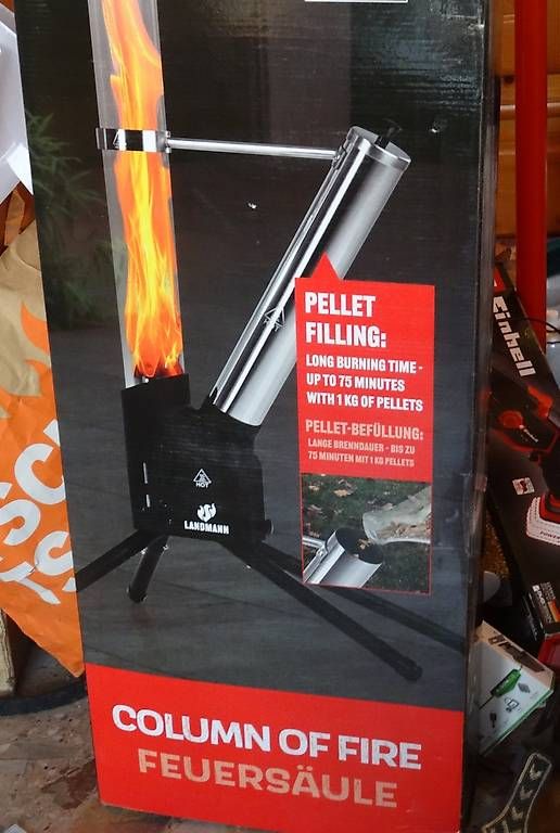Bracieri: Feuersäule für Pellets von Landmann – Nuovo e nell'imballaggio originale da Buttisholz venduto da buttiholli 4
