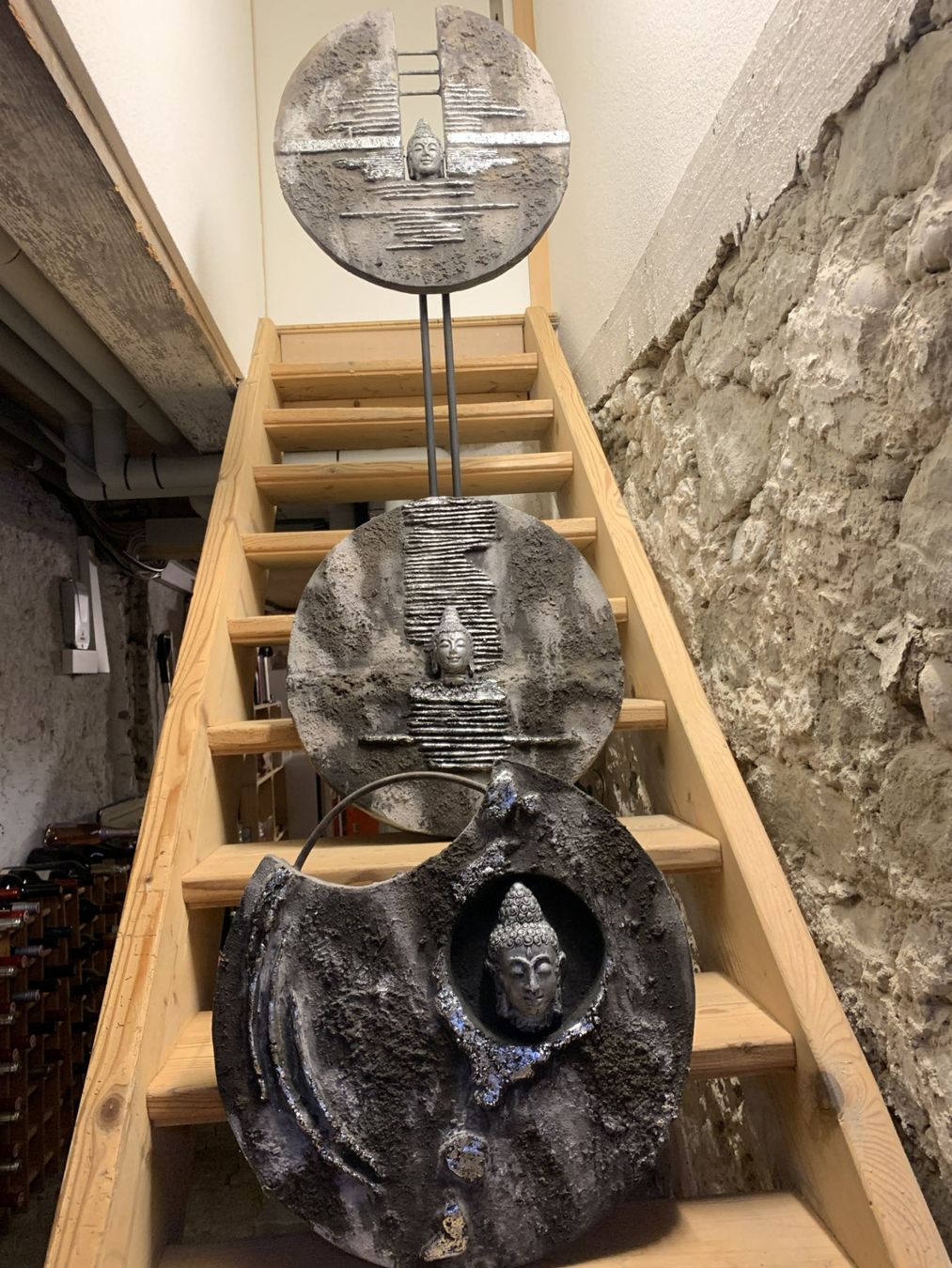 Sculture & Statue: Buddha Skulptur aus Zement – Usato da Saland venduto da B.W8493 3
