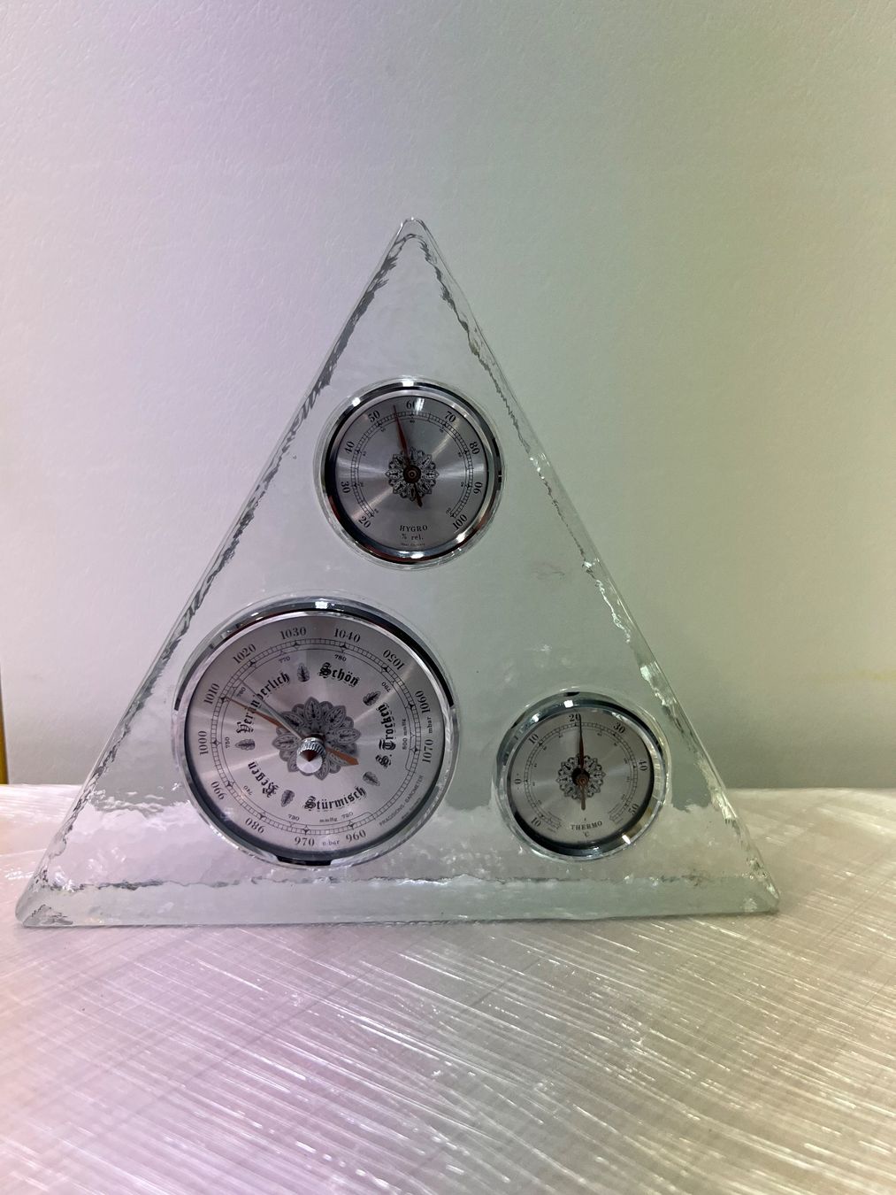 Sonstiges für Haushalt & Wohnen: Glass weather station – Neu (gemäss Beschreibung) aus Lausanne von NYC67