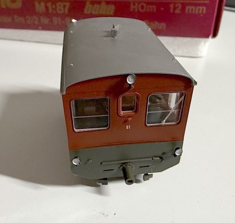 Bemo Modellini di ferrovie: Bemo RhB ™ 2/2 91 Baudiensttraktor – Nuovo (secondo la descrizione) da Samedan venduto da Gischpel25 5