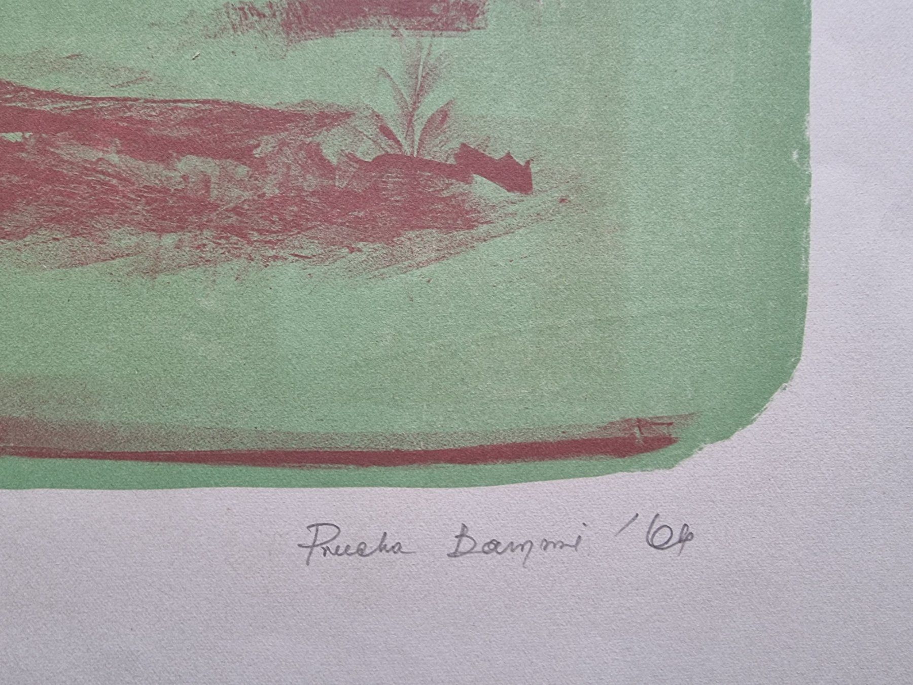 Grafica & Litografie: Bagnoi Preecha, Lithographie "Fighting", unten links nummer – Usato da Gersau venduto da grafik-kunst 4