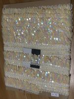 Textilband mit Pailletten / ideal für Fasnacht Kostüm