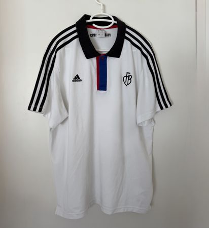 Fc Basel Adidas Polo Shirt Weiss