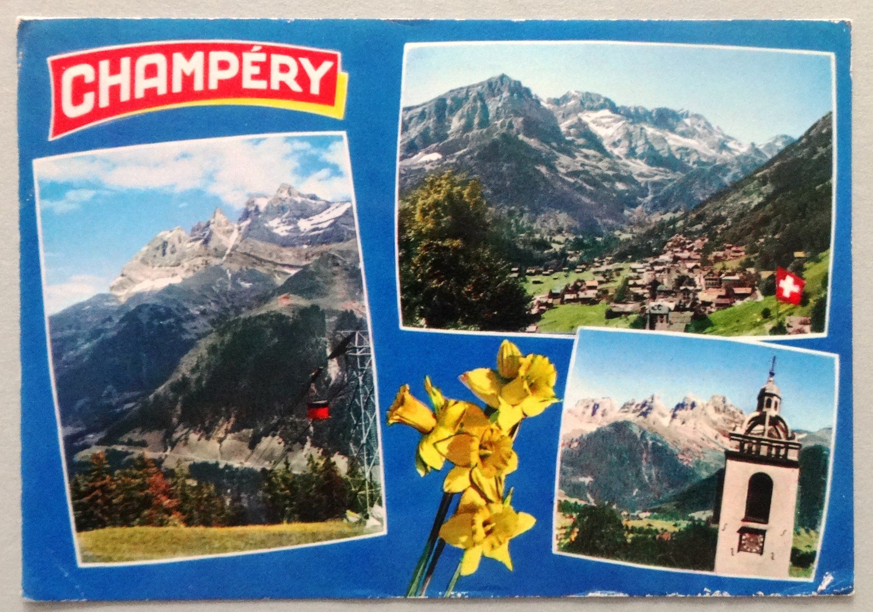 Cartoline postali: Champéry – Difettoso da Fétigny venduto da Billy2miny