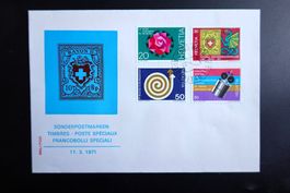 1971 FDC Werbemarken I (ohne Turnermarken)