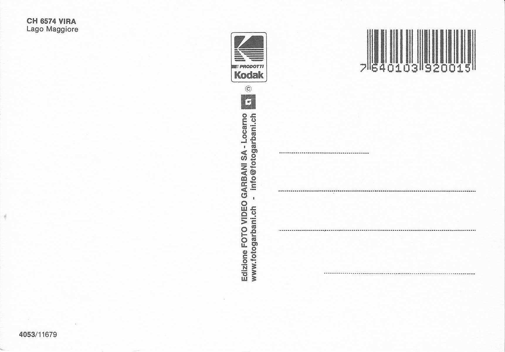 Cartoline postali: Vira Lago Maggiore TI – Nuovo (secondo la descrizione) da Rothrist venduto da Stranglehold 1