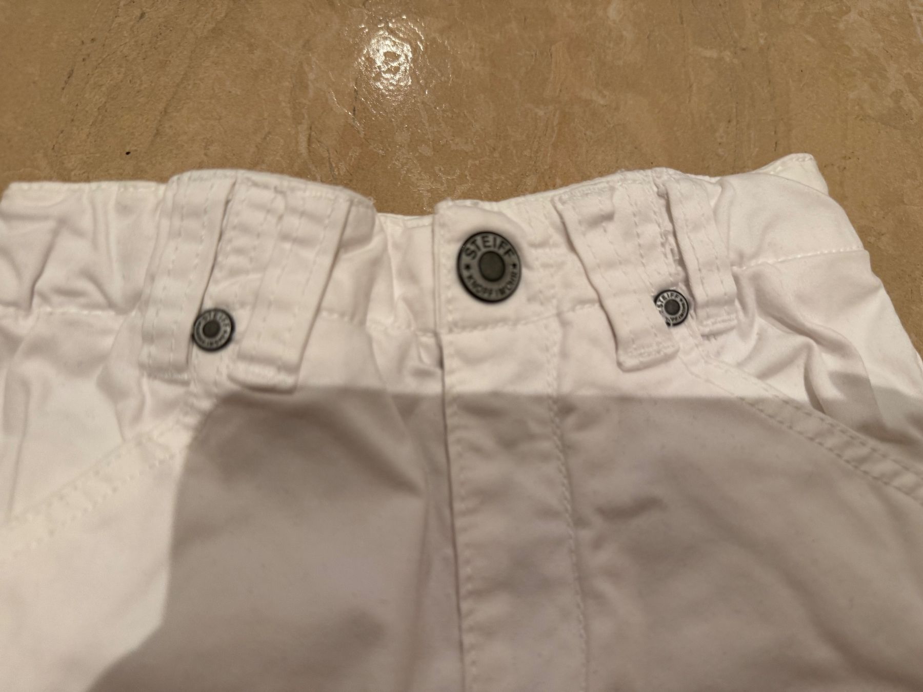 Steiff Pantaloni: Steiff NWRT süsse Shorts, 9Mt 74 – Nuovo (secondo la descrizione) da Klingnau venduto da Markus14 1