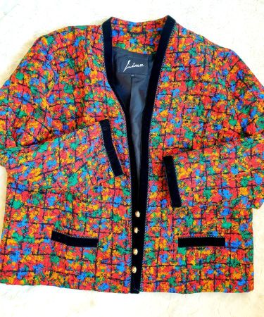 LIMA JACKE SILK XL 46 SEIDENJACKE top zu HOSE bluse tunika