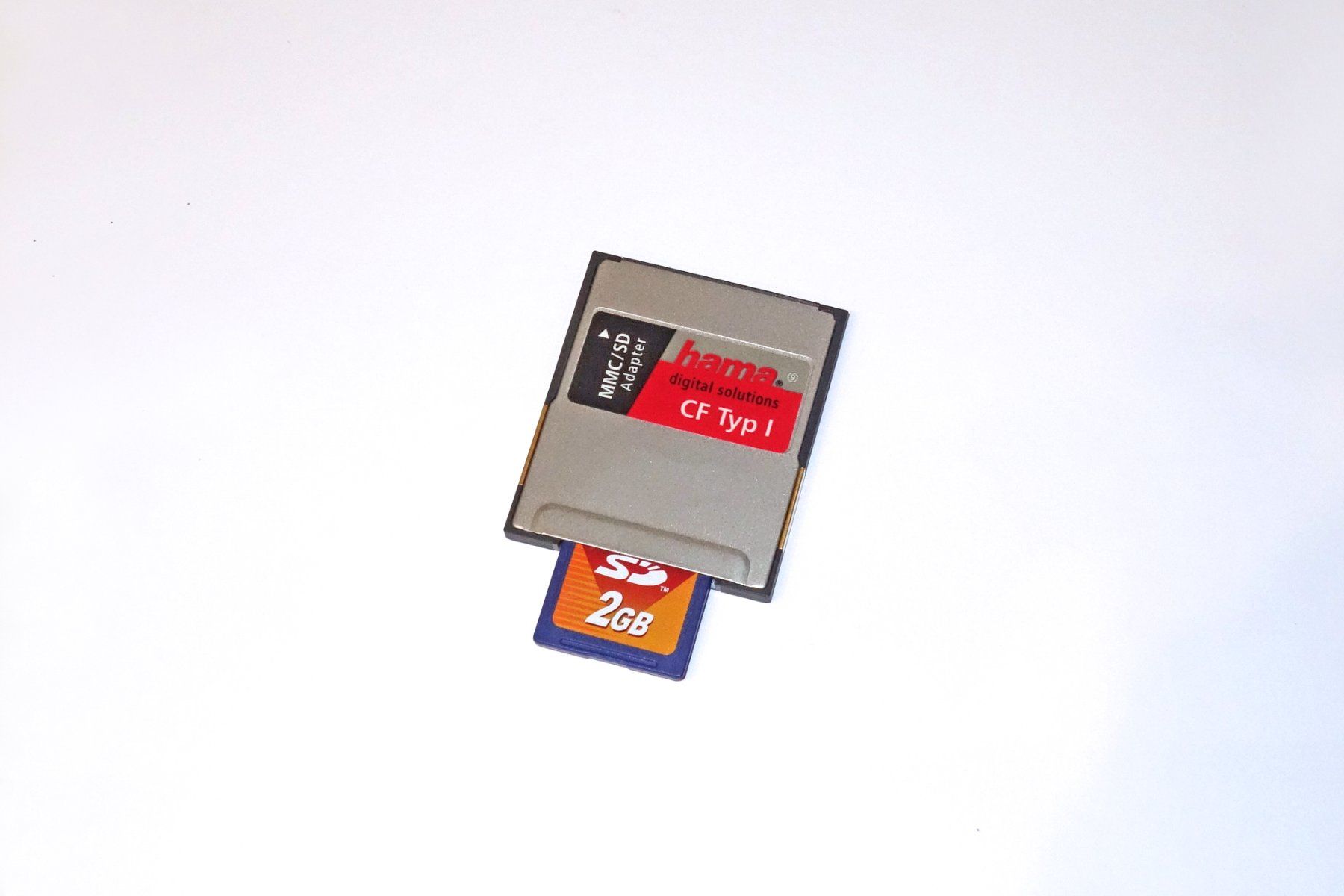 Hama Kartenlesegeräte: Hama SD / MMC Adapter für Compact Flash Slot (Reader) – Gebraucht aus Dietikon von ruvostar 2
