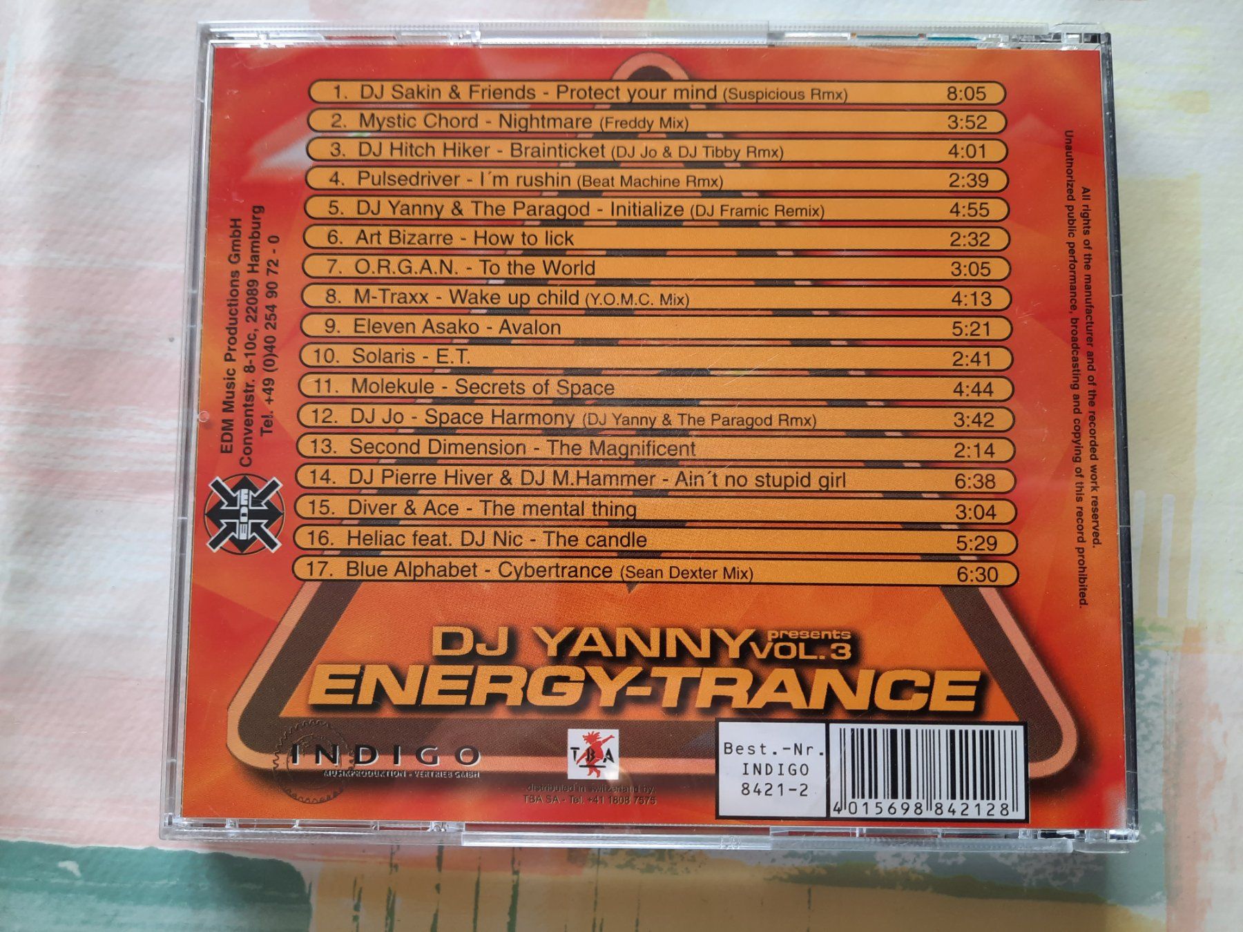 CD: CD DJ Yanny - Energy trance volume 3 – Usato da Pully venduto da bro_n52j 1