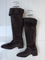 Damenstiefel Overknee Wildleder Braun GR 39 (neuwertig)
