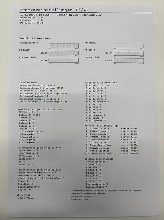 Stampanti: Brother HL-L6300DW – Usato da Löhningen venduto da Divemisli 1