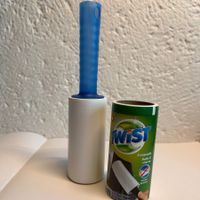 Fusselrolle mit Ersatzrolle (Twist / Weiss-Blau)