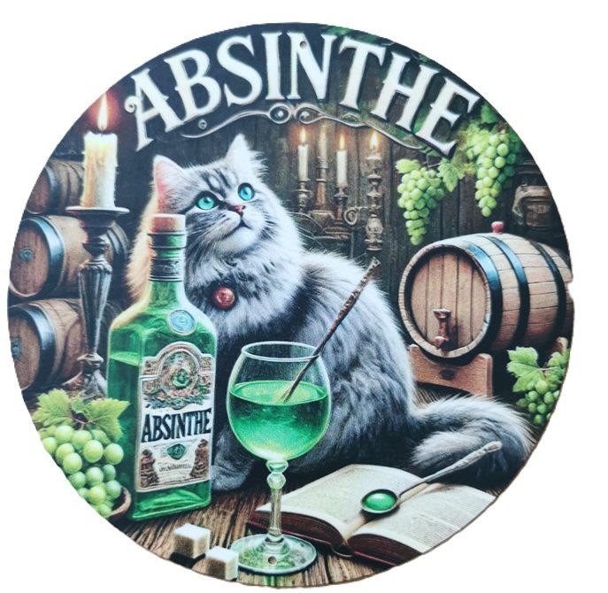 Insegne: Absinth - Blechschild  (neu/OVP) – Nuovo e nell'imballaggio originale da Wilen b. Wollerau venduto da morethanmusic