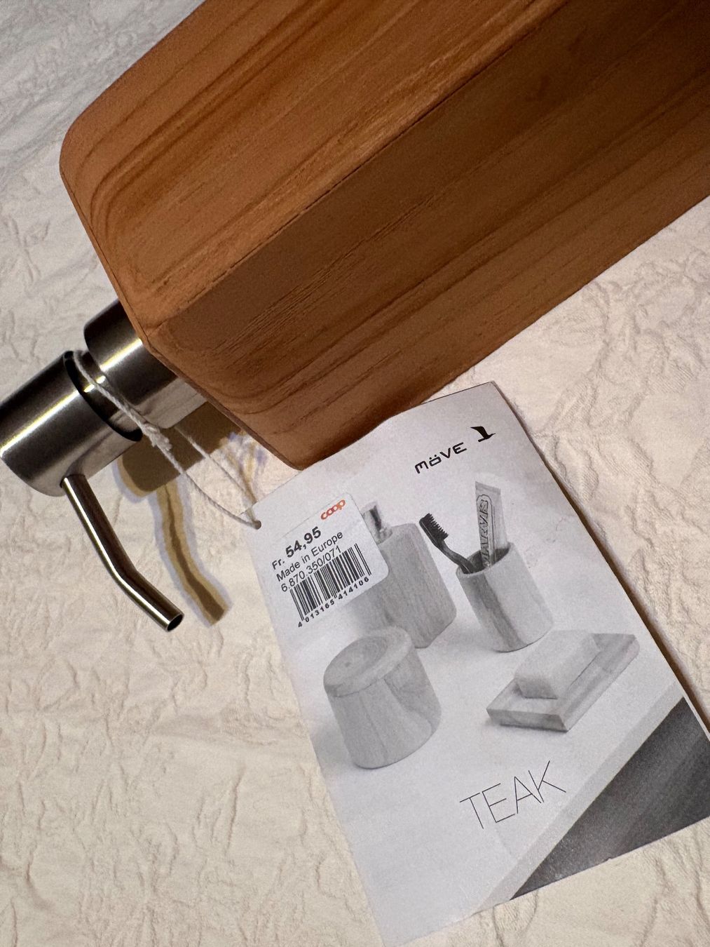 Portes-savons: MÖVE Teak Seifenspender – Neuf avec emballage d'origine à Genève par sunandwind 4