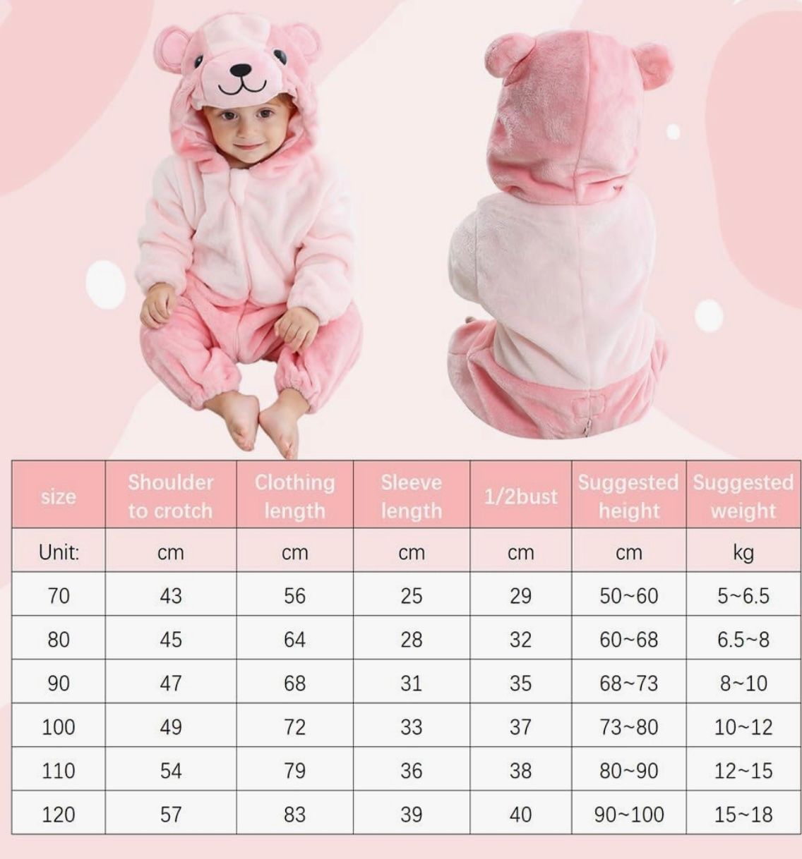 Costumi: Bärenkostüm hell und dunkel rosa – Nuovo e nell'imballaggio originale da Basel venduto da Seifehuesli 6