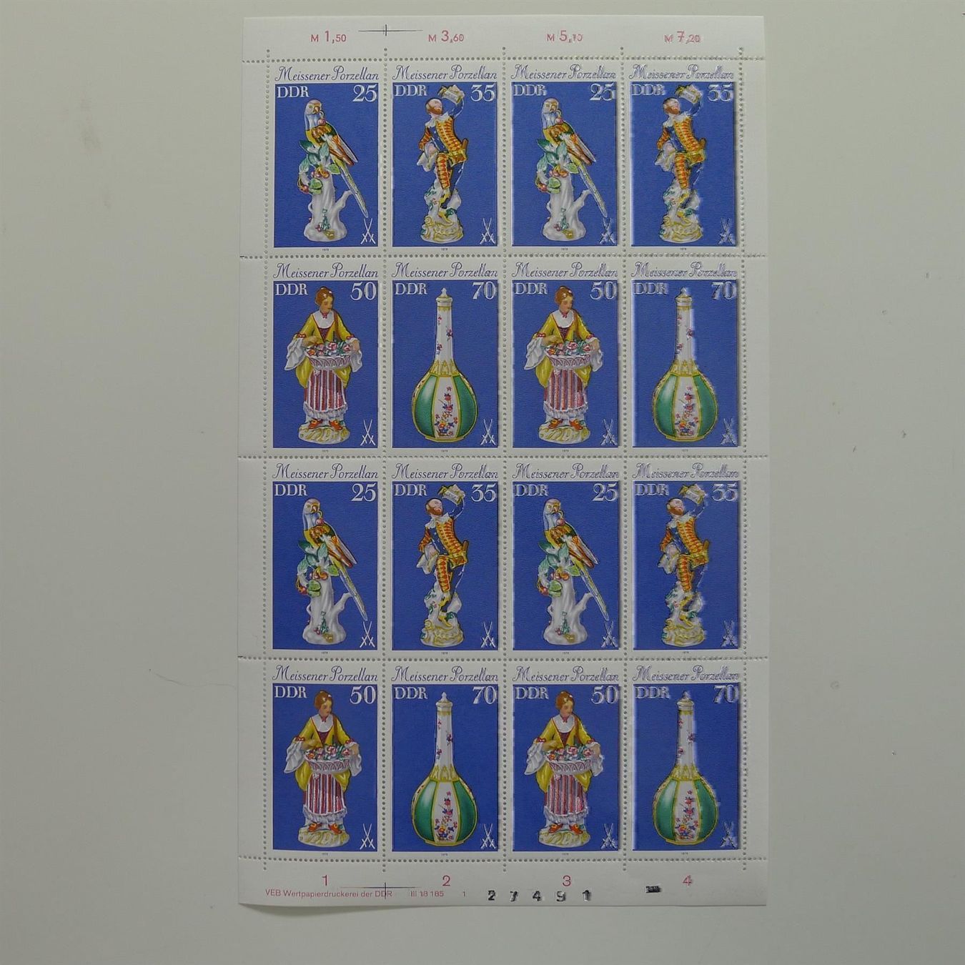 Tutti i francobolli: DDR 1979 Kleinbogen postfrisch – Usato da Dagmersellen venduto da wyss1982