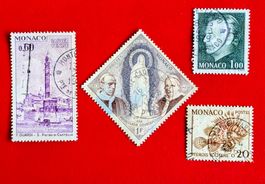 MONACO PAPST PIUS 1958 RETTET VENEDIG 1972 RAINIER 1978 GES.