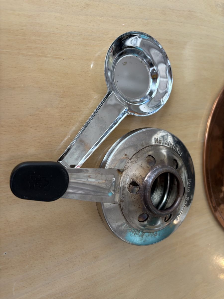 Rössler Set di piatti: Rössler Fondue Set mit Brennpaste – Usato da Dinhard venduto da virginiaisabel_ 2