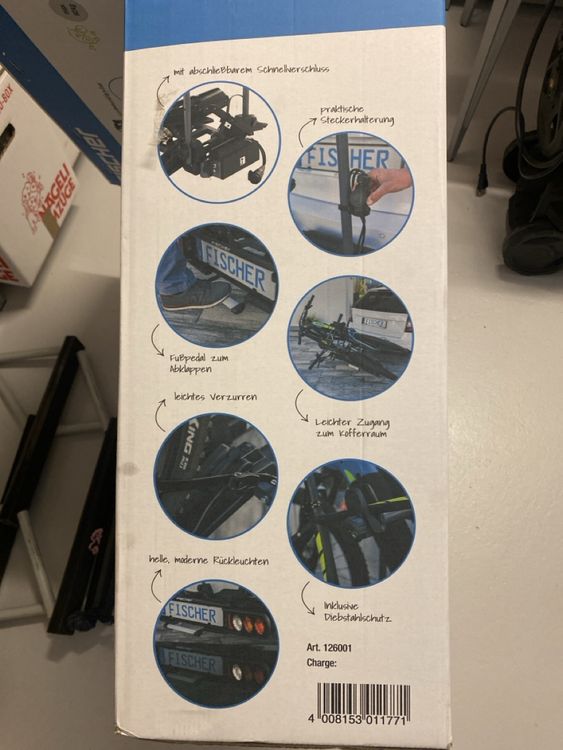 Travi: Fischer Proline Evo Velo-/Fahrradträger für Anhängerkupplung – Nuovo (secondo la descrizione) da Forch venduto da Luhochi 3