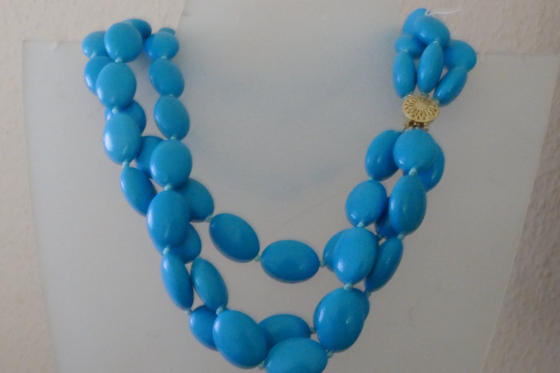Catenine: 3-faches Collier aus Türkise – Usato da Muttenz venduto da einfach-schoen