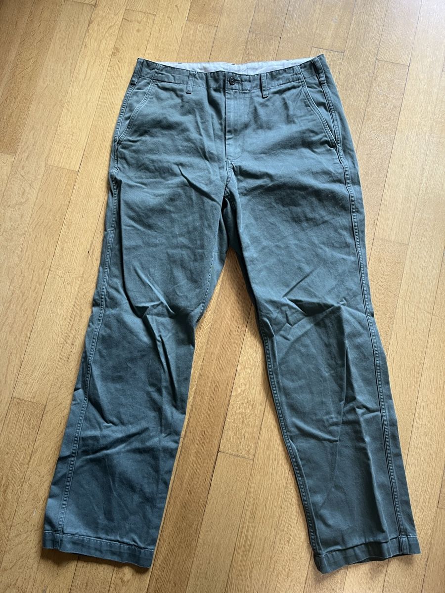 Muji Pantaloni: Pantalon MUJI vert M – Usato da Bern venduto da pie_mdk2