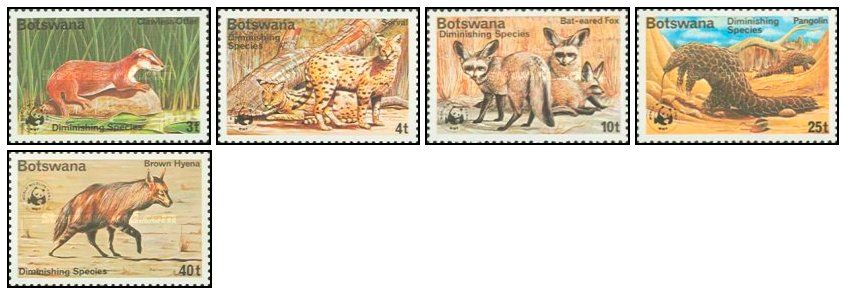 Alle Briefmarken: Botswana Michel 182-186** – Neu (gemäss Beschreibung) aus Marly von globetrotter1723