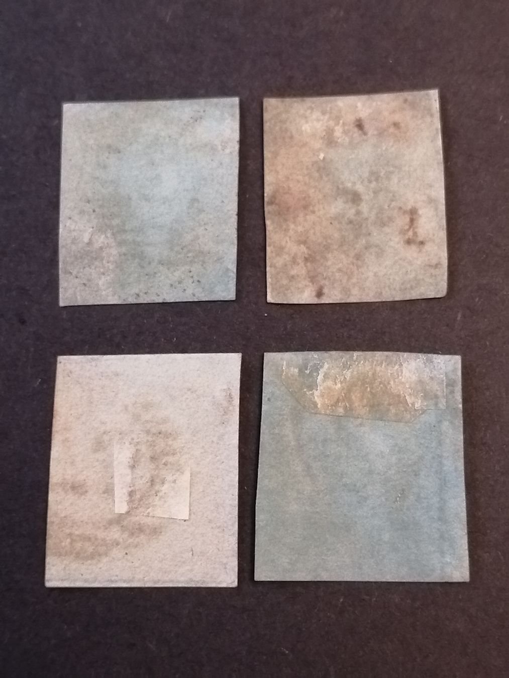 Tous les timbres: 4mal One Penny Red 1841  – D'occasion à Happerswil par tschergi 1