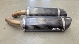 Ducati 848 SC Project Auspuff