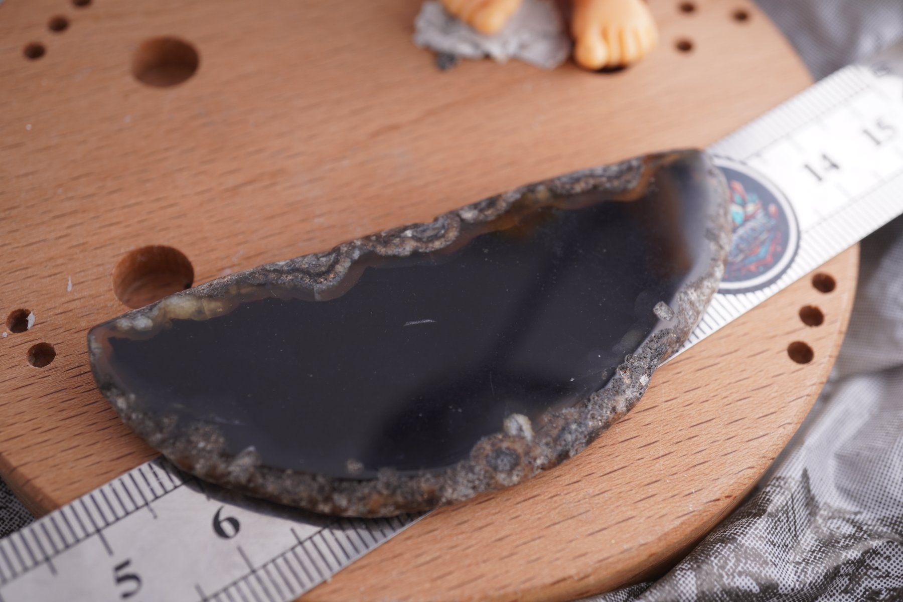 Mineralien & Heilsteine: Achat Schwarz     Scheibe     wow     Ab 1.-(1) – Neu und originalverpackt aus Eschenbach SG von topstone 4