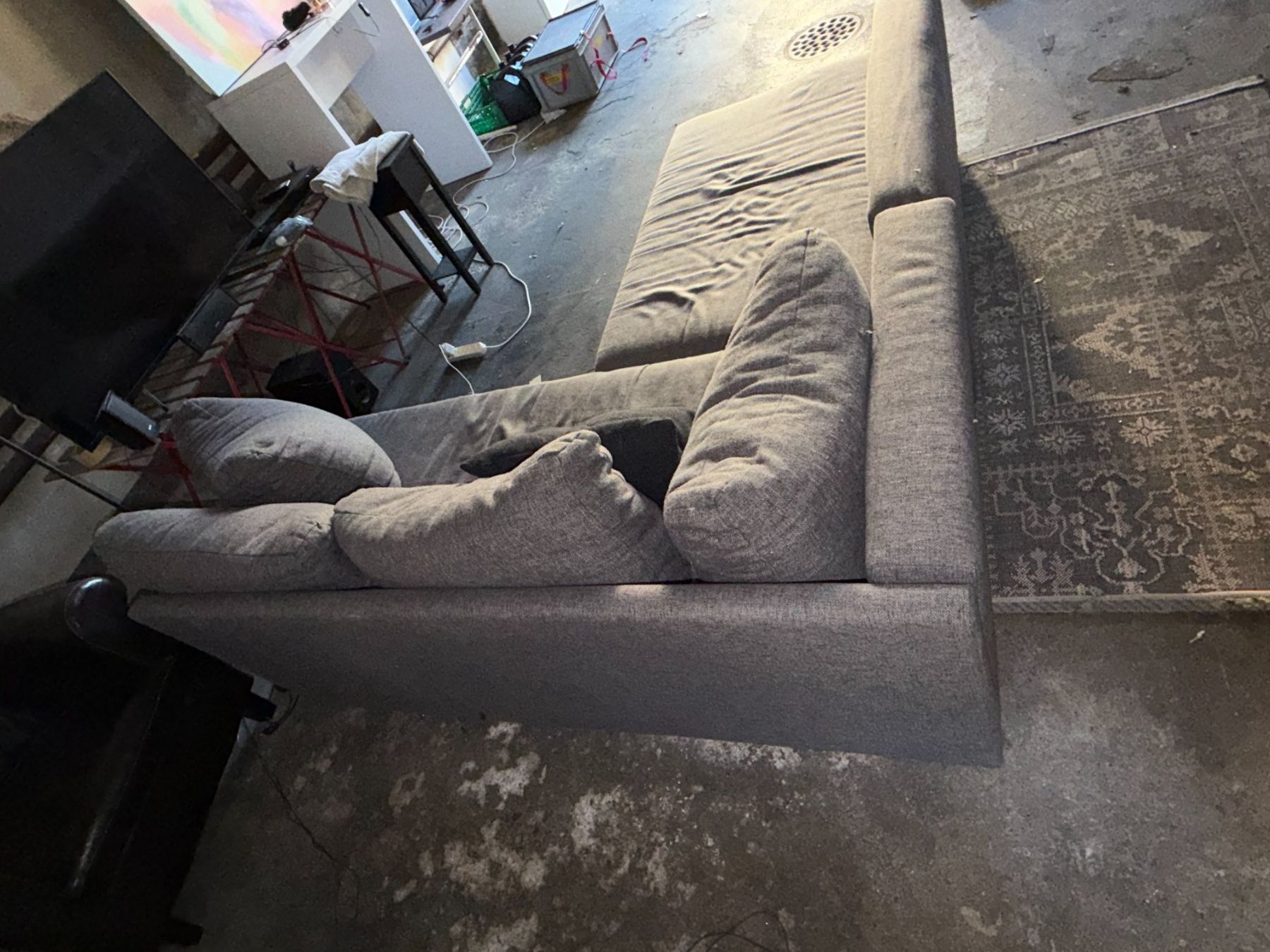 Divani: Ecksofa Schlafsofa grau mit Bettfunktion gebrauchter Zustand – Usato da Winterthur venduto da wan_wan 4