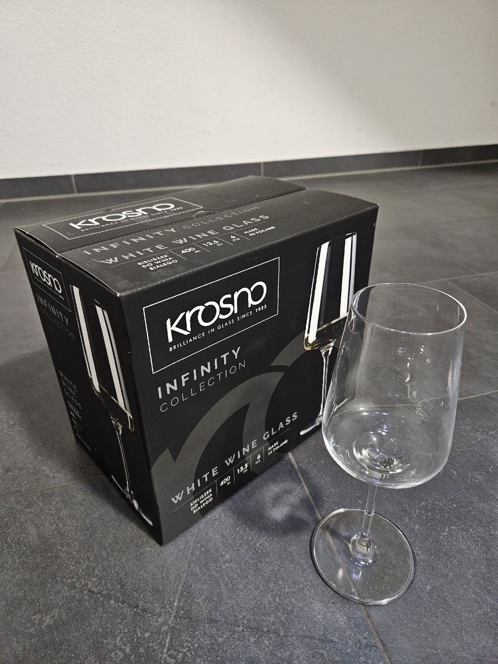 Bicchieri: Krosno Infinity Weissweinglas 400ml 6er Set – Usato da Buchs ZH venduto da rit_s6kv 3
