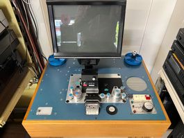 Schmid HiFi-Gerät, Vintage Schneidetisch mit Monitor 📼🎞...