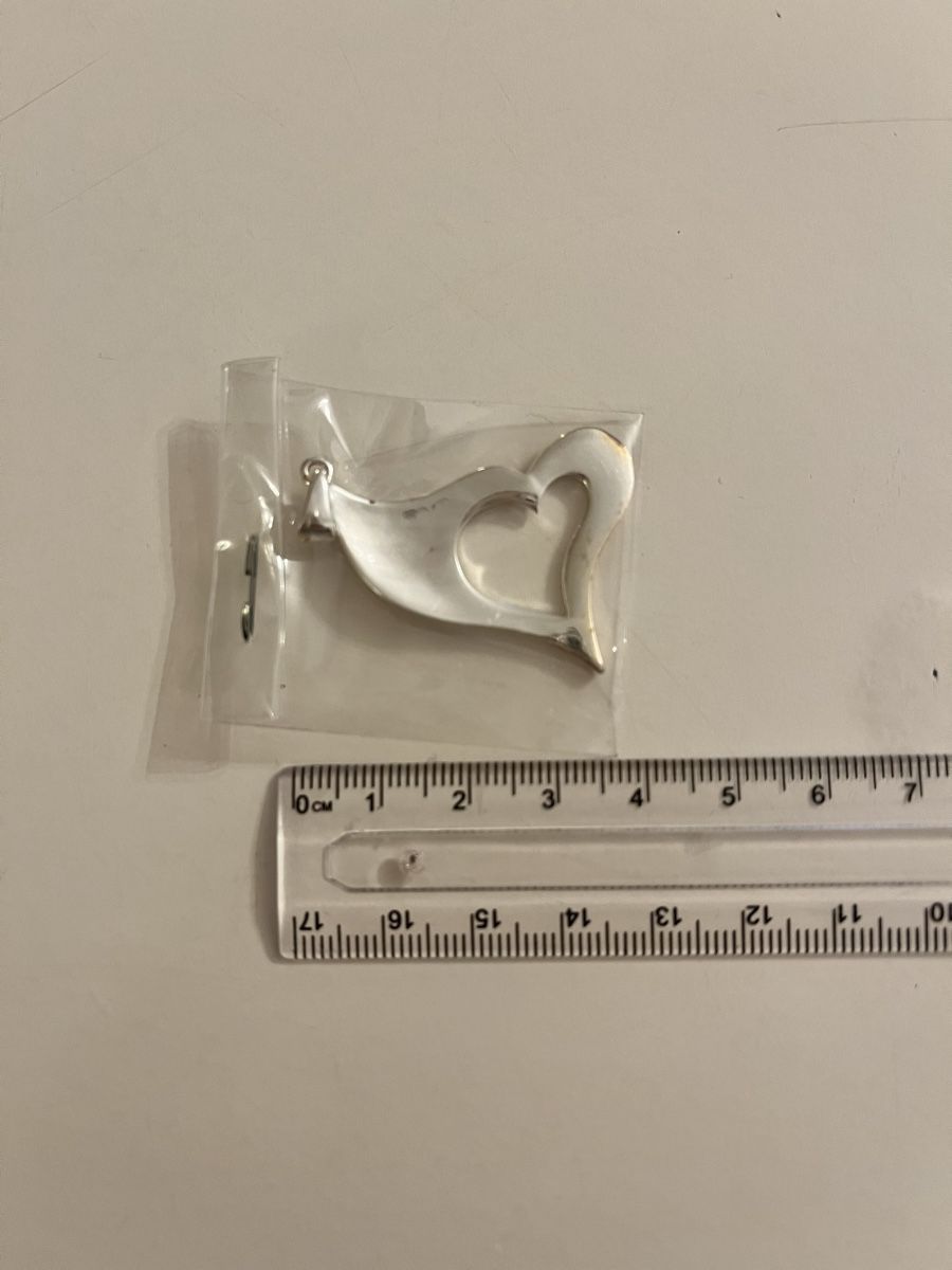 Ciondoli: 925 silber herz anhänger – Nuovo e nell'imballaggio originale da Luterbach venduto da uhrmacherin89 1