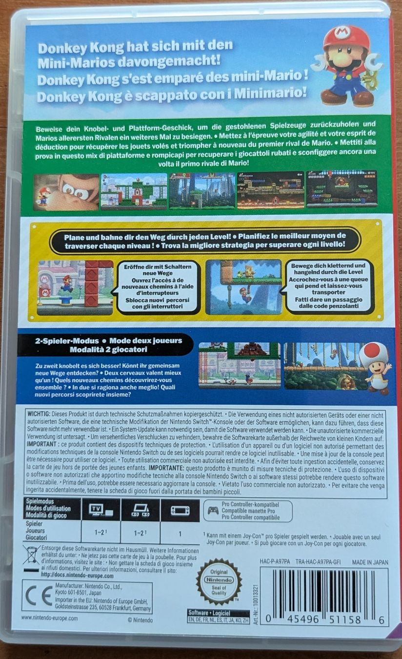 Nintendo Giochi: Nintendo Switch Game: mario vs. Donkey kong – Nuovo (secondo la descrizione) da Zürich venduto da Milk-and-Chicken 1