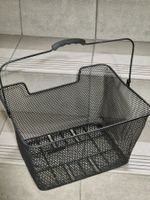 Fahrradkorb schwarz Metall gebraucht