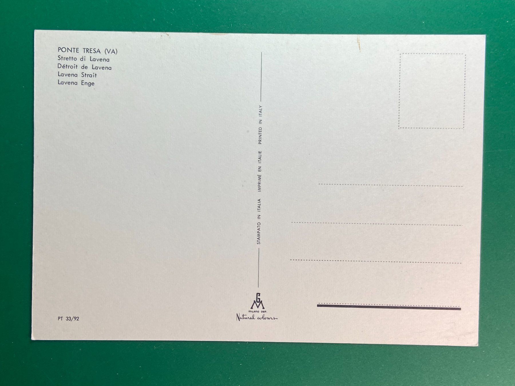 Cartoline postali: Ponte Tresa – Usato da Steg VS venduto da _vinci_ 1