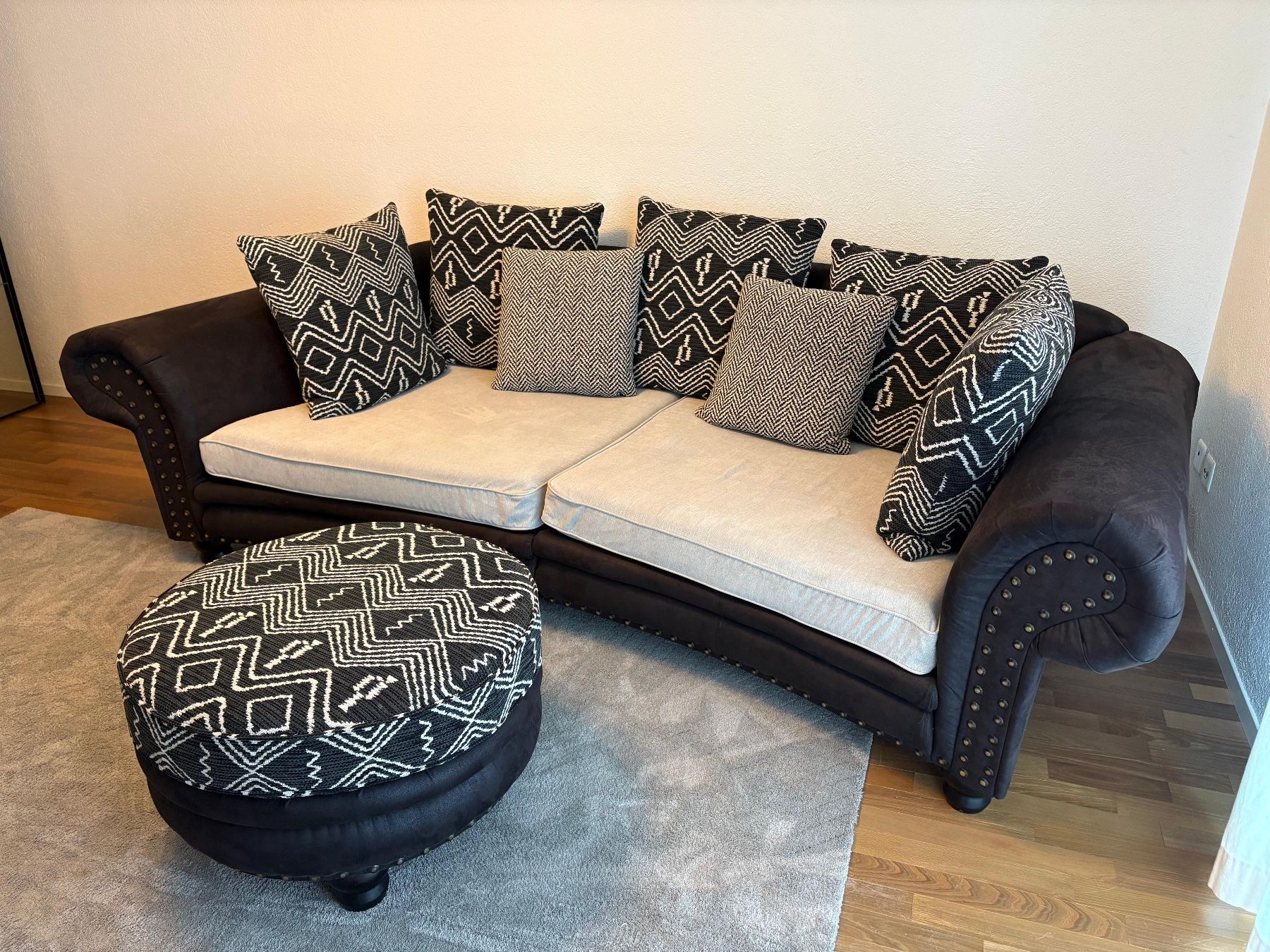 Sofas: Landscape Mega Sofa Micro Faser – Gebraucht aus Winkel von brocki93