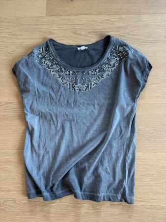 T-Shirt Esprit Grösse M grau mit Nieten