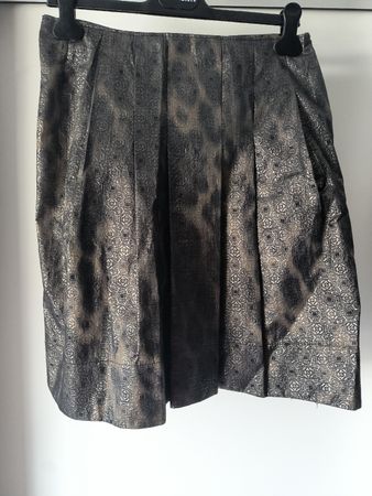 MaliParmi Rock gemustert schwarz-gold Gr. 38/40 