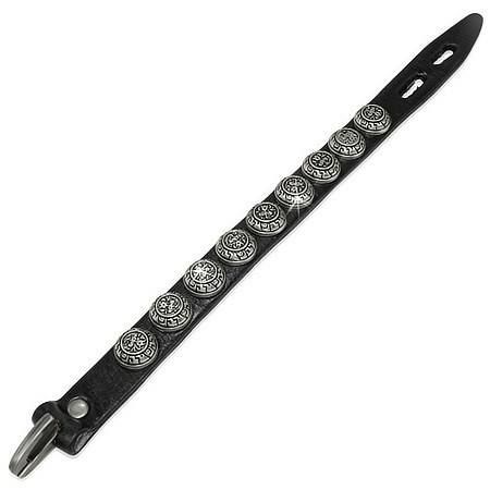 Bracciali & Braccialetti: Lederbracelet Leder-Armband mit Nieten – Nuovo (secondo la descrizione) da Schwanden GL venduto da UHRKNALL 1