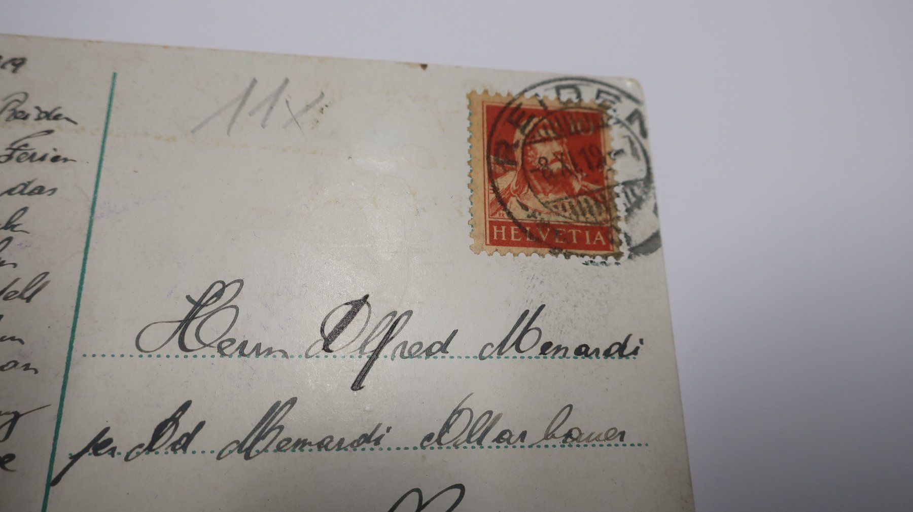 Ansichtskarten: Reiden  1919 – Gebraucht aus Cormoret von Pascalll2001 4