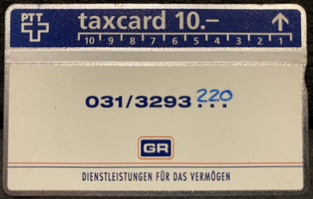 Cartes de téléphone: P-taxcard – D'occasion à Lausanne par babacard10
