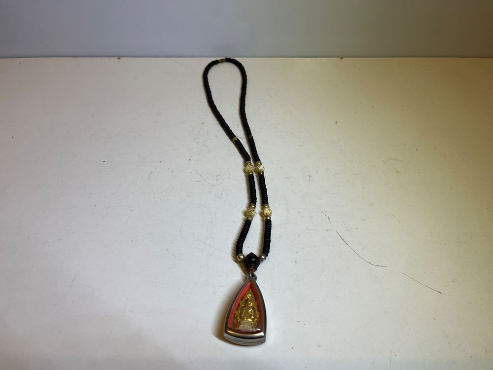 2 Stück Buddha Anhänger Messing - Chinesischer Schmuck Charm Für DIY