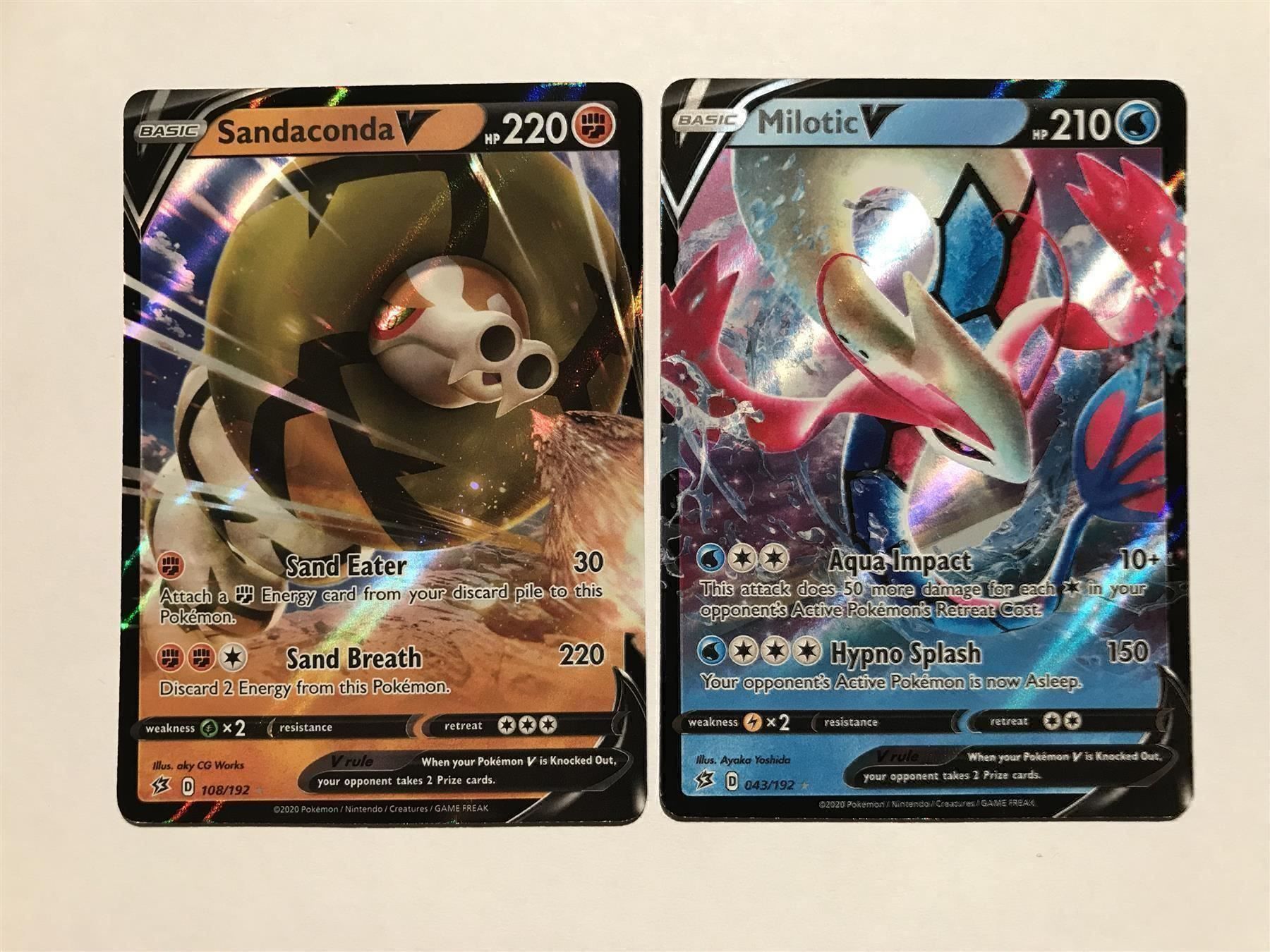 Pokémon Carte collezionabili: V Set: Sandaconda & Milotic – Nuovo (secondo la descrizione) da Hagendorn venduto da Pokecollectorch 1