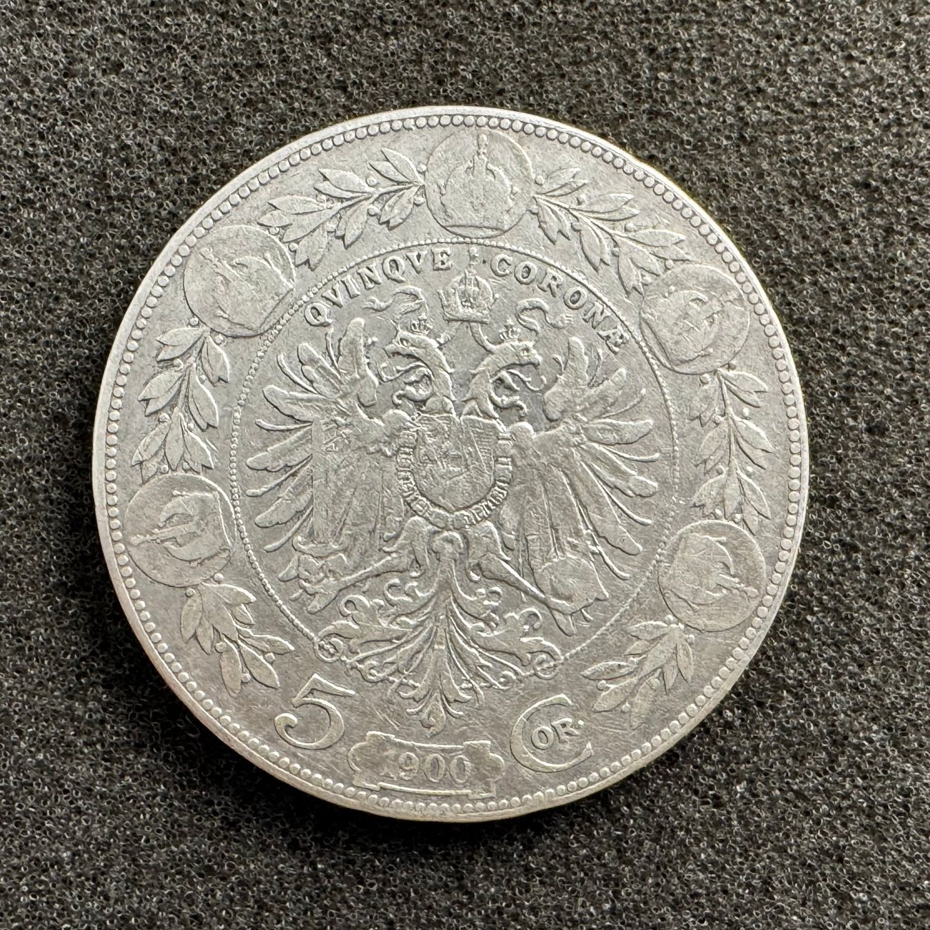 Tutti le monete: 5 Kronen Silber Österreich 1900 – Usato da Reitnau venduto da tb-muenzen