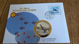 2014 Medallienbrief Patrouille Suisse 30 Jahre